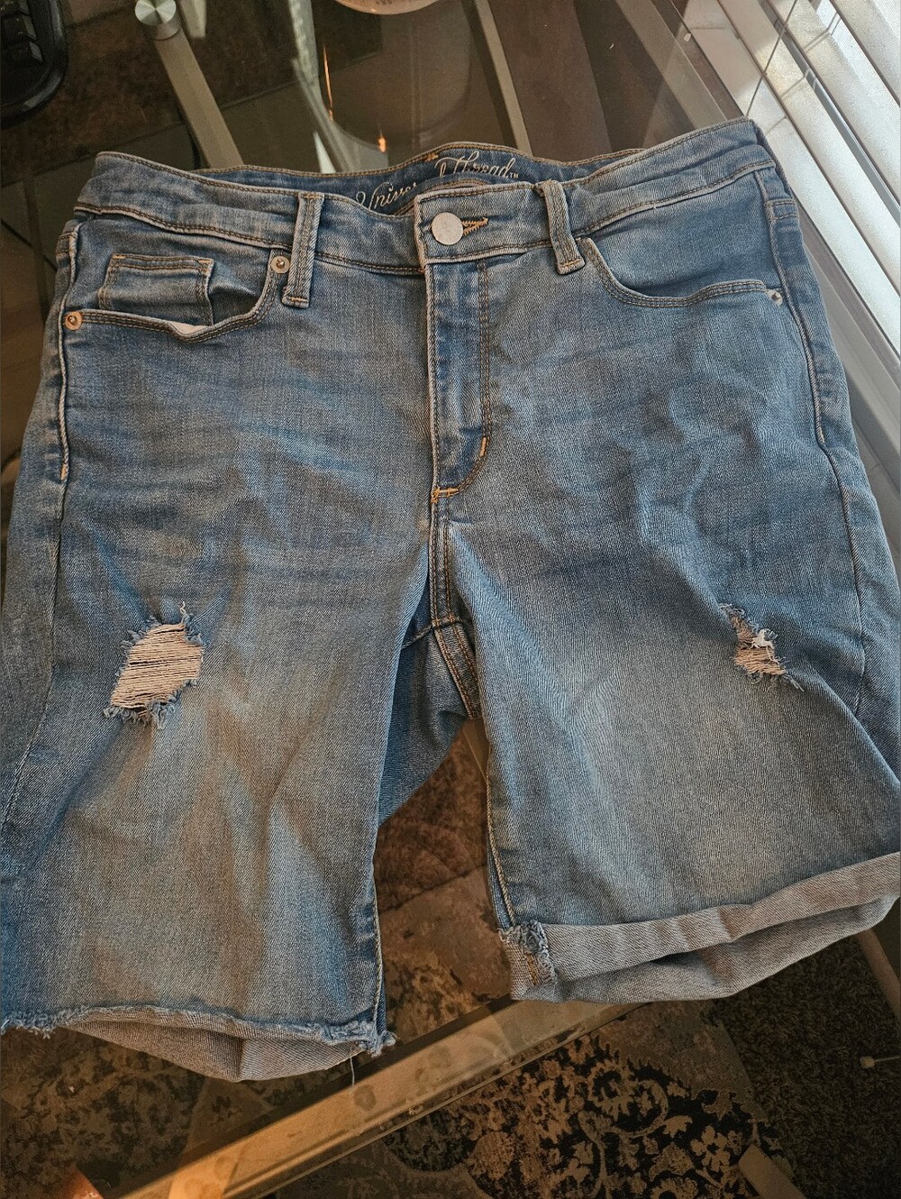Mid Rise Bermuda Shorts